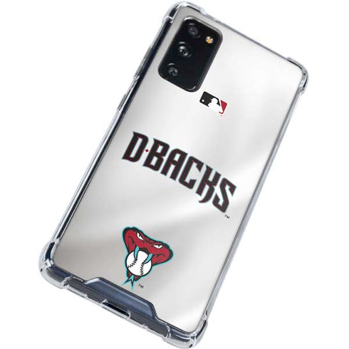 MLB Arizona Diamondbacks Home Jersey Galaxy S20 FE Clear Case