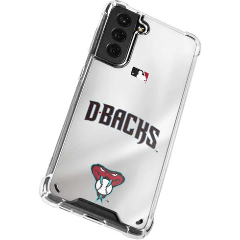 MLB Arizona Diamondbacks Home Jersey Galaxy S21 5G Clear Case