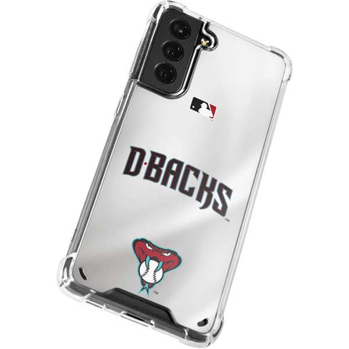 MLB Arizona Diamondbacks Home Jersey Galaxy S21 Plus 5G Clear Case