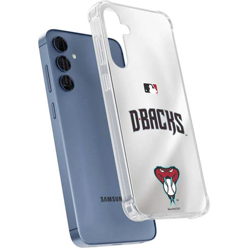 MLB Arizona Diamondbacks Home Jersey Galaxy S24 Clear Case
