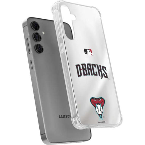 MLB Arizona Diamondbacks Home Jersey Galaxy S24 Plus Clear Case