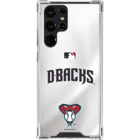 MLB Arizona Diamondbacks Home Jersey Galaxy S24 Ultra Clear Case