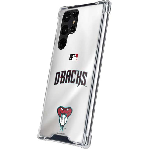 MLB Arizona Diamondbacks Home Jersey Galaxy S24 Ultra Clear Case