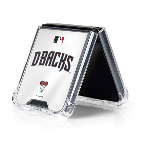 MLB Arizona Diamondbacks Home Jersey Galaxy Z Flip5 5G Clear Case