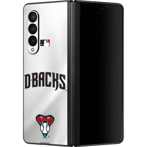 MLB Arizona Diamondbacks Home Jersey Galaxy Z Fold3 5G Skin