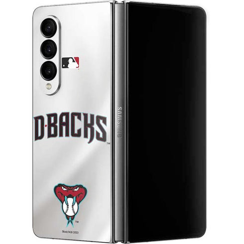 MLB Arizona Diamondbacks Home Jersey Galaxy Z Fold4 5G Skin