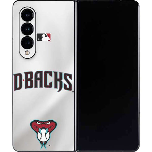 MLB Arizona Diamondbacks Home Jersey Galaxy Z Fold4 5G Skin