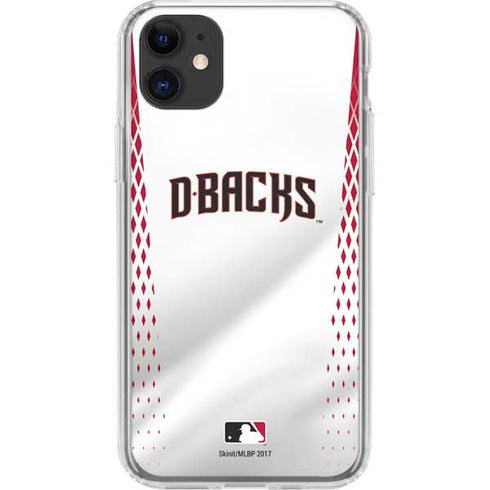 MLB Arizona Diamondbacks Home Jersey iPhone 11 Clear Case