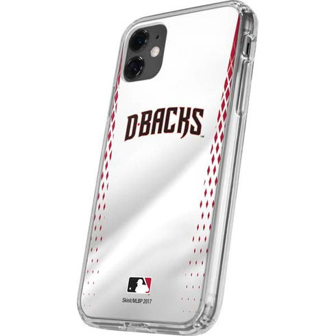 MLB Arizona Diamondbacks Home Jersey iPhone 11 Clear Case