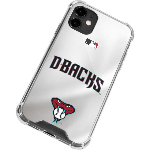 MLB Arizona Diamondbacks Home Jersey iPhone 12 Clear Case