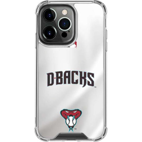 MLB Arizona Diamondbacks Home Jersey iPhone 14 Pro Clear Case