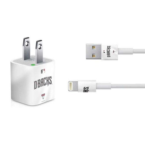 MLB Arizona Diamondbacks Home Jersey iPhone Charger (5W USB) Skin