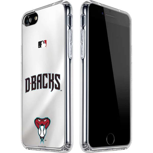 MLB Arizona Diamondbacks Home Jersey iPhone SE (2nd & 3rd Gen) Clear Case