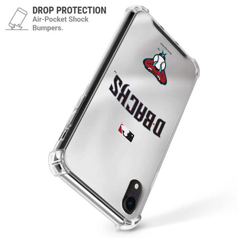 MLB Arizona Diamondbacks Home Jersey iPhone XR Clear Case