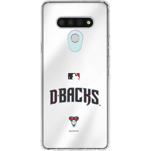 MLB Arizona Diamondbacks Home Jersey LG Stylo 6 Clear Case