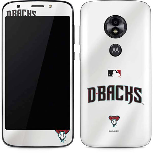 MLB Arizona Diamondbacks Home Jersey Moto E5 Play Skin