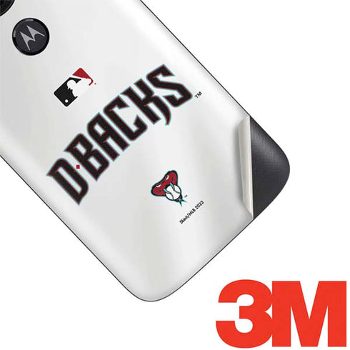 MLB Arizona Diamondbacks Home Jersey Moto E5 Play Skin