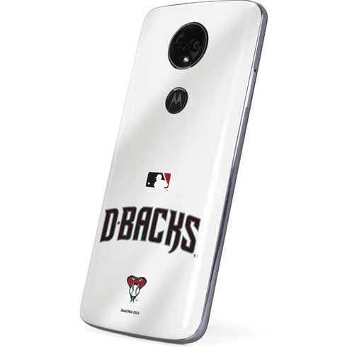 MLB Arizona Diamondbacks Home Jersey Moto E5 Plus Skin