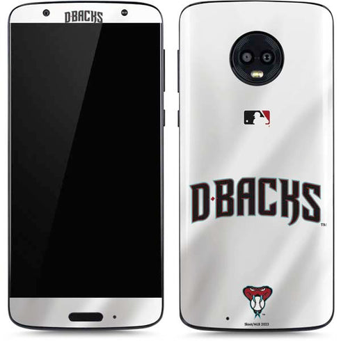 MLB Arizona Diamondbacks Home Jersey Moto G6 Skin