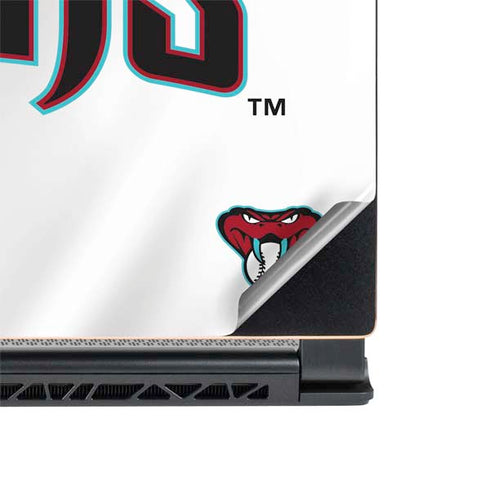 MLB Arizona Diamondbacks Home Jersey MSI GS65 Stealth Laptop Skin
