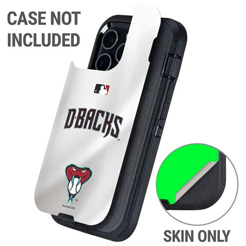 MLB Arizona Diamondbacks Home Jersey Otterbox Defender iPhone Skin