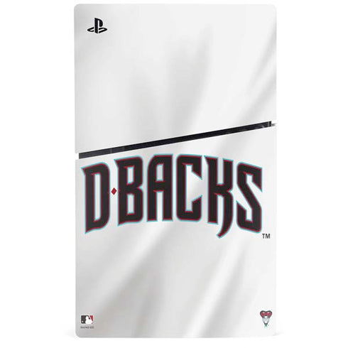 MLB Arizona Diamondbacks Home Jersey PS5 Slim Digital Edition Console Skin