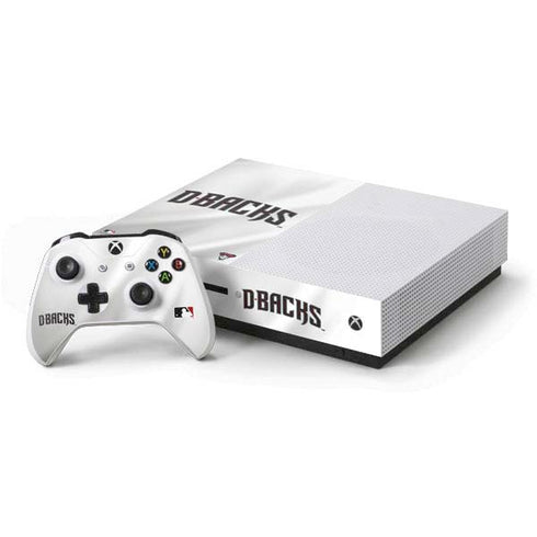 MLB Arizona Diamondbacks Home Jersey Xbox One S Console and Controller Bundle Skin