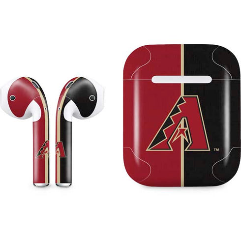 MLB Arizona Diamondbacks Split Apple AirPods Skin