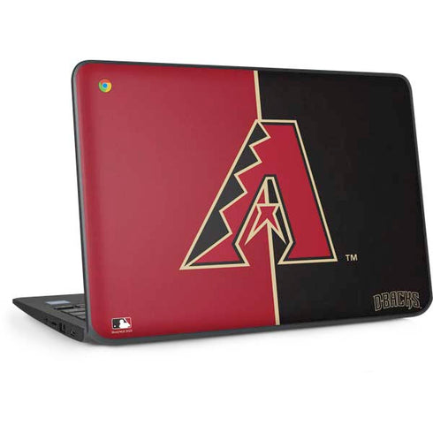 MLB Arizona Diamondbacks Split HP Chromebook Skin