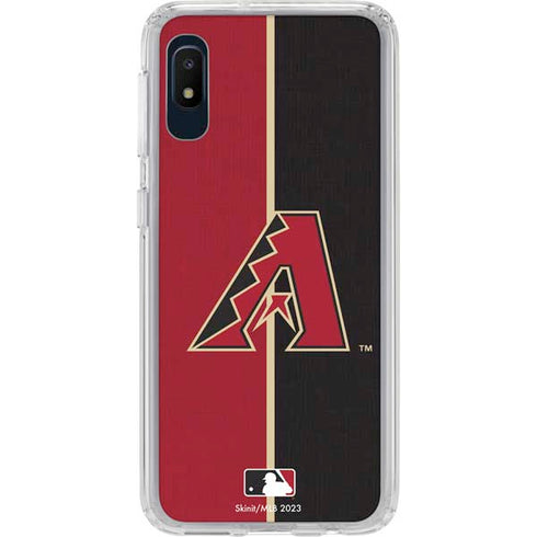 MLB Arizona Diamondbacks Split Galaxy A10e Clear Case