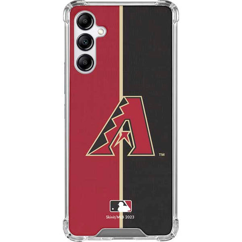 MLB Arizona Diamondbacks Split Galaxy A15 5G Clear Case