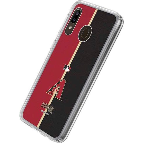 MLB Arizona Diamondbacks Split Galaxy A20 Clear Case