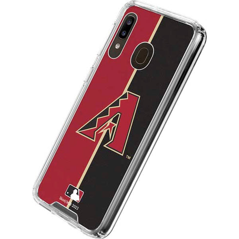 MLB Arizona Diamondbacks Split Galaxy A30 Clear Case