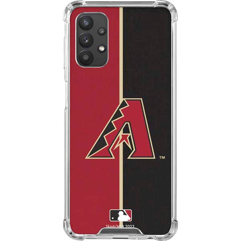 MLB Arizona Diamondbacks Split Galaxy A32 5G Clear Case