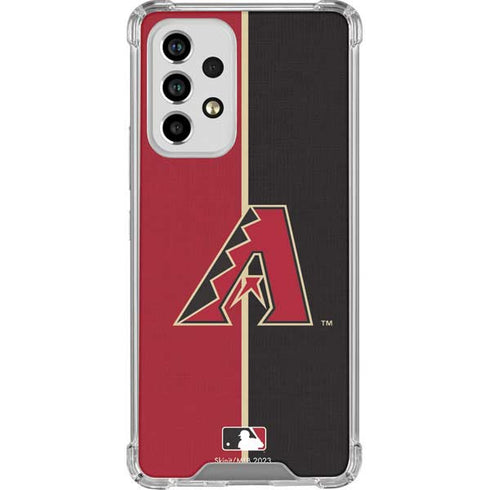 MLB Arizona Diamondbacks Split Galaxy A53 5G Clear Case