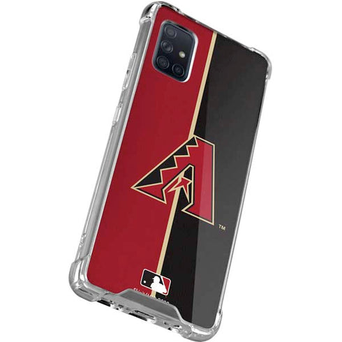 MLB Arizona Diamondbacks Split Galaxy A71 5G Clear Case