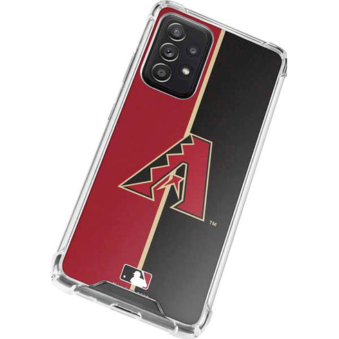 MLB Arizona Diamondbacks Split Galaxy A72 5G Clear Case