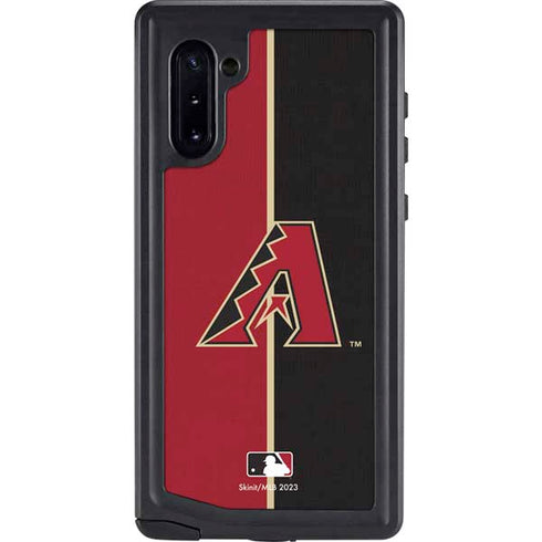 MLB Arizona Diamondbacks Split Galaxy Note 10 Waterproof Case