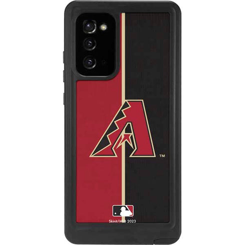 MLB Arizona Diamondbacks Split Galaxy Note20 5G Waterproof Case