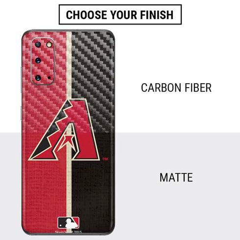MLB Arizona Diamondbacks Split Galaxy S20 Skin