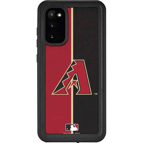 MLB Arizona Diamondbacks Split Galaxy S20 Waterproof Case