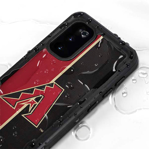 MLB Arizona Diamondbacks Split Galaxy S20 Waterproof Case