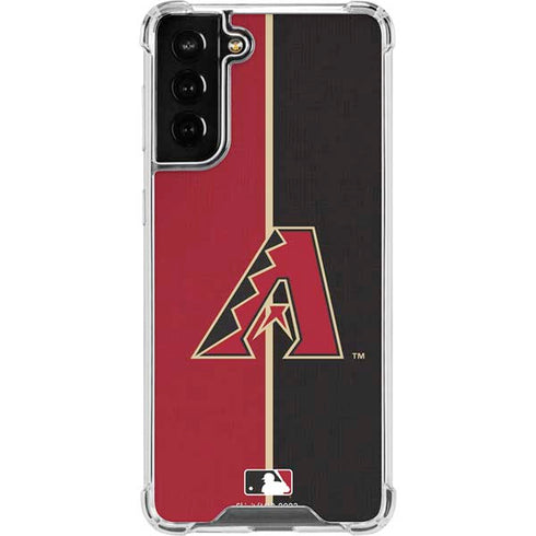 MLB Arizona Diamondbacks Split Galaxy S21 FE Clear Case
