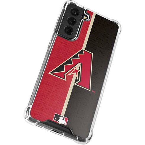 MLB Arizona Diamondbacks Split Galaxy S22 Plus Clear Case