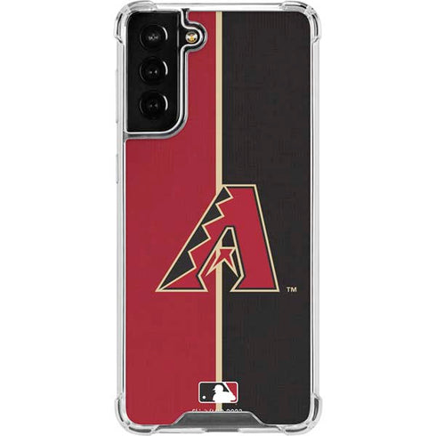 MLB Arizona Diamondbacks Split Galaxy S22 Plus Clear Case