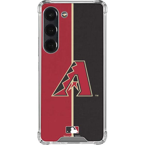 MLB Arizona Diamondbacks Split Galaxy S23 Clear Case