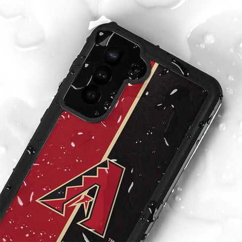 MLB Arizona Diamondbacks Split Galaxy S23 Plus Waterproof Case