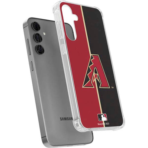MLB Arizona Diamondbacks Split Galaxy S24 Plus Clear Case