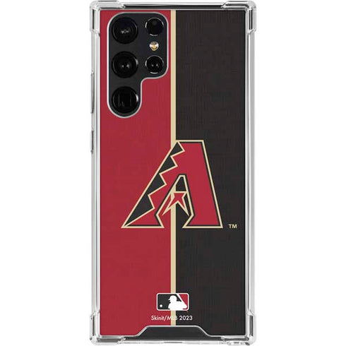 MLB Arizona Diamondbacks Split Galaxy S24 Ultra Clear Case