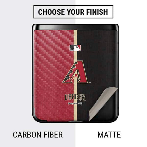 MLB Arizona Diamondbacks Split Galaxy Z Flip Skin